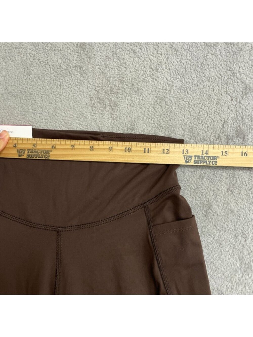 NWT Jockey Women's M Espresso Yoga Pants Wide Leg Pockets B0938 - Picture 6 of 14